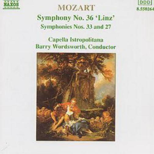Wolfgang Amadeus Mozart Symphonies 33,36 + 27 (CD) Album