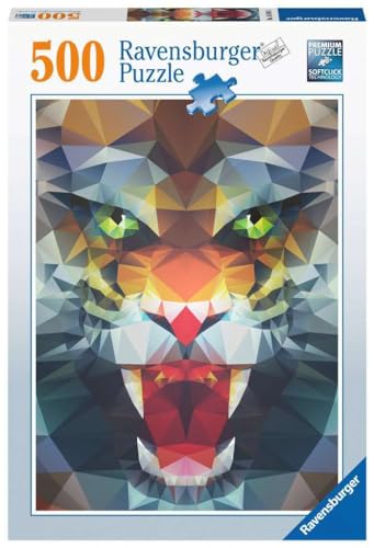 Ravensburger - Puzzle Ruggito Di Poligoni, 500 Pezzi, Idea Regalo, Per Lei O Lui, Puzzle Adulti