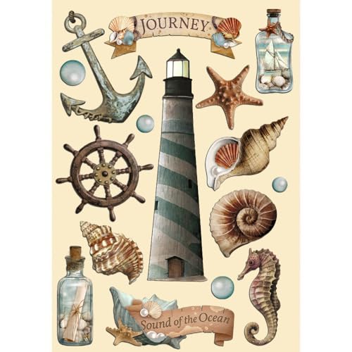 Colored Wooden Shape A5 - Carta Da Parati "Sea Land"