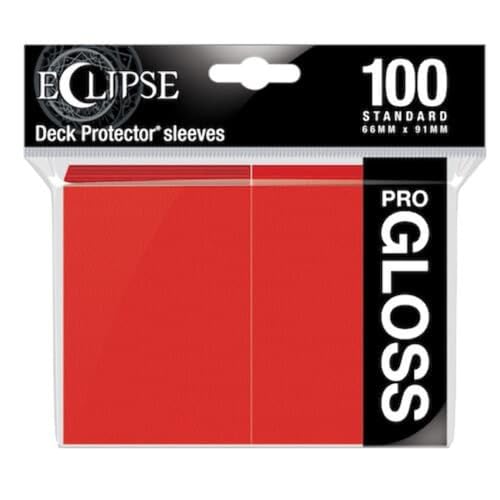 Ultra Pro- Accessori Per Carte, Colore Rosso Mela, E-15604