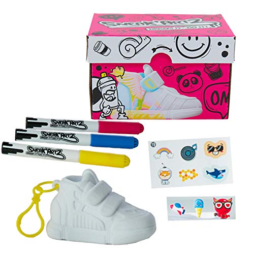 Splash Toys- Sneak'Artz Shoebox - Fuschia-Hobby Creativi, Design E Personalizza Le Tue Scarpe A Partire Dai 5 Anni