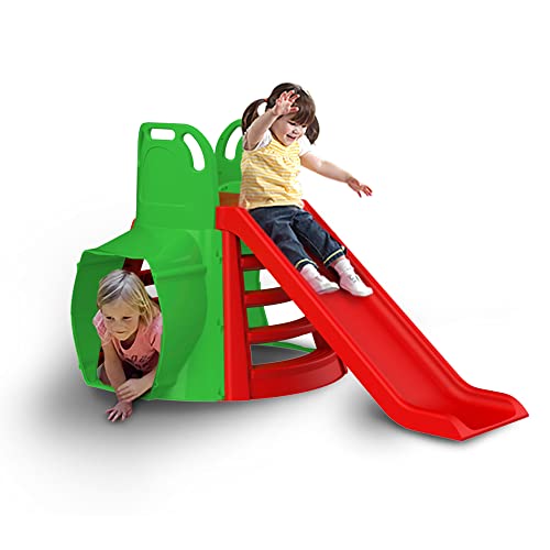 Sport1 One The Sport Maker 705500096 Sport1 Scivolo Tunnel Fun Verde/Rosso, Colore