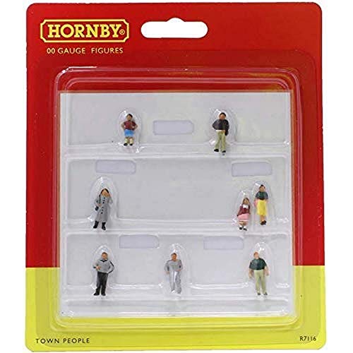 Hornby- Town People Acessories-Kit Persone & Scala Automatica, Multicolore, R7116