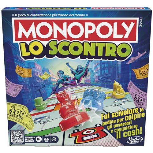 Monopoly Lo Scontro, Gioco Da Tavolo Per Feste In Famiglia