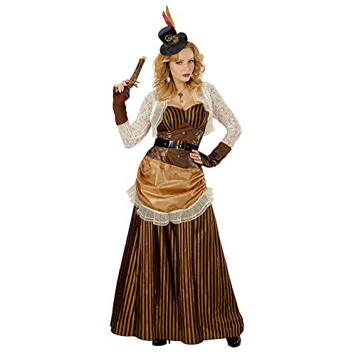 "Steampunk" (Dress, Belt, Mini Hat) - (L)