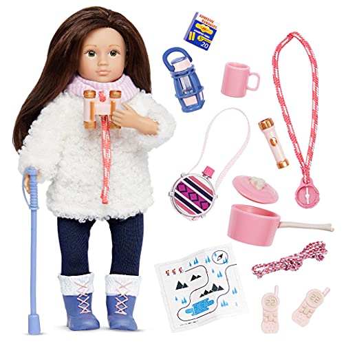 Lori- Animals 6" Doll With Hiking Accessories, Farah, Colore, 62243455320