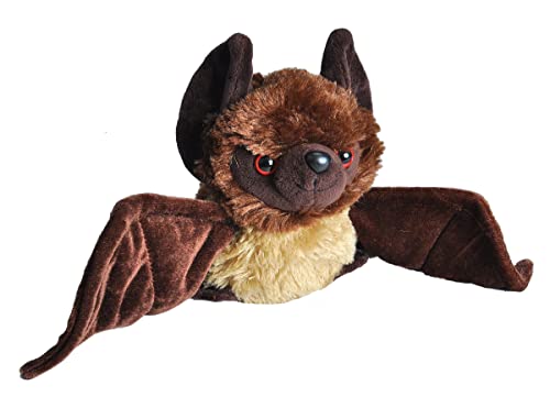 Wild Republic - Pipistrello Peluche, Marrone, 21275