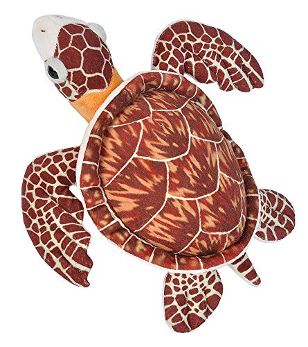 Wild Republic Cuddlekins Mini Tartaruga Marina Embricata, Peluche Di Animali, 20 Cm, Peluche Per Neonati, Peluche Per Regalo Di Compleanno Imbottitura