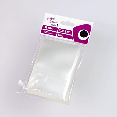 Wydawnictwo Portal Clear Card Sleeves: Standard B (58X88 Mm) = Standard American