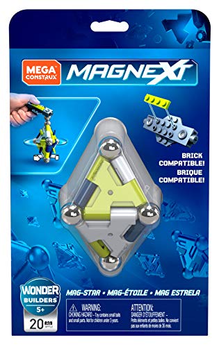Mega Construx Magnext, Costruzione Magnetica Con 20 Pezzi, Giocattolo Per Bambini 5+ Anni, Gff22