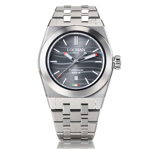 Locman Orologio Uomo Nuovo Stealth Titanio Nero
