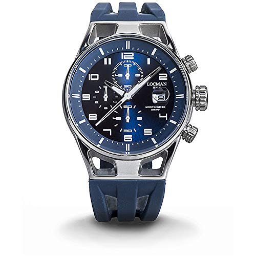 Orologio Cronografo Uomo Locman Montecristo Trendy Cod. 0510A02S-00Blsksb