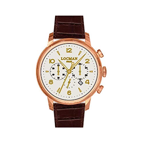 Orologio Cronografo Uomo Locman 1960 Classico Cod. 0254R05R-Rravrg2Pt