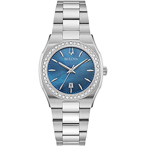 Orologio Bulova Surveyor Diamonds Donna 96R246 Acciaio Con Diamanti