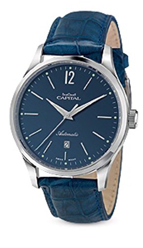 Orologio Uomo Capital Time At1048 Automatic Con Cinturino In Vero Coccodrillo