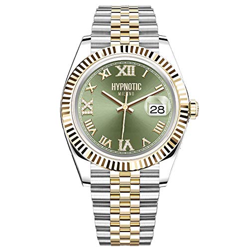 Hypnotic Milano Orologi Collezione Hyp04 (Argento/Oro/Verde)
