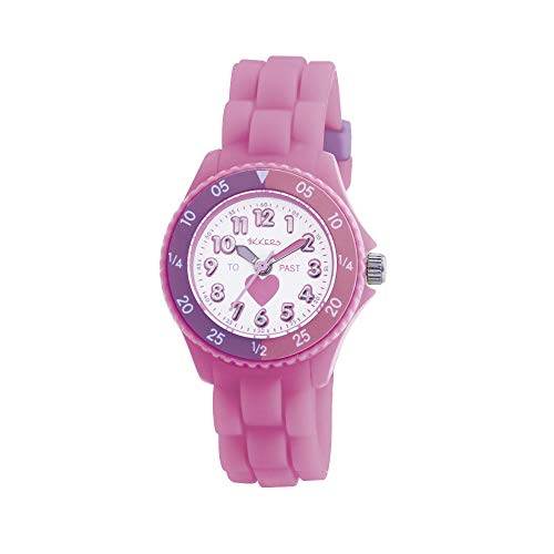 Tikkers Tk0003, Kids Pink Rubber Watch