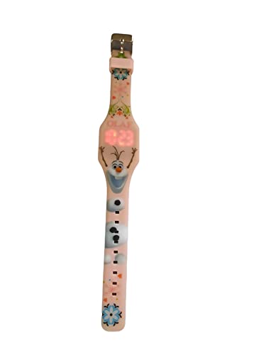 Orologio Da Polso Digitale Frozen Olaf Disney Con Led In Confezione Regalo Bambina