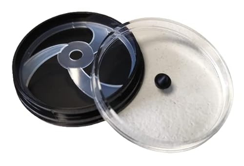 Kd89 Horotec Msa17.583-45 - Scatola In Plastica Per Il Confezionamento Del Quadrante Degli Orologi, Diametro 45 Mm, Nero