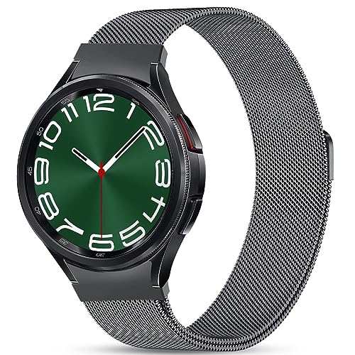 Sugarjar Metallo Cinturino Compatibile Con Samsung Galaxy Watch 6/5/4 40Mm 44Mm/Watch 6 Classic 43Mm 47Mm,No Gap Magnetico Cinturino Sostituzione Per