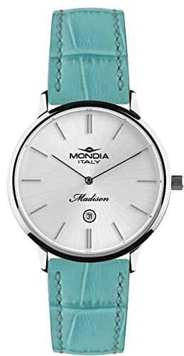Mondia Madison Classic Lady Orologio Donna Analogico Al Quarzo Con Cinturino In Pelle Di Vitello Mi722-2Cp