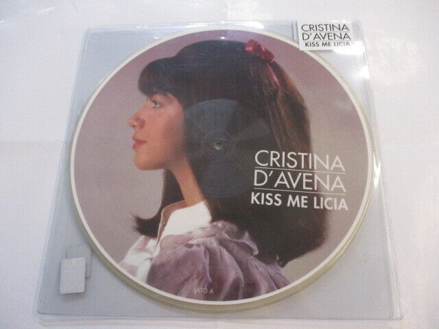 CRISTINA D'AVENA - KISS ME LICIA- 12" PICTURE DISC VINYL NEW 2022 - COPY #0059