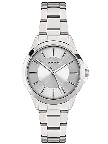 Sekonda 2630 - Orologio Da Donna Con Quadrante Argentato