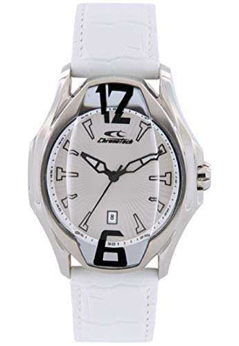Orologio Uomo Chronotech Beyond Rw0030 Pelle Bianco