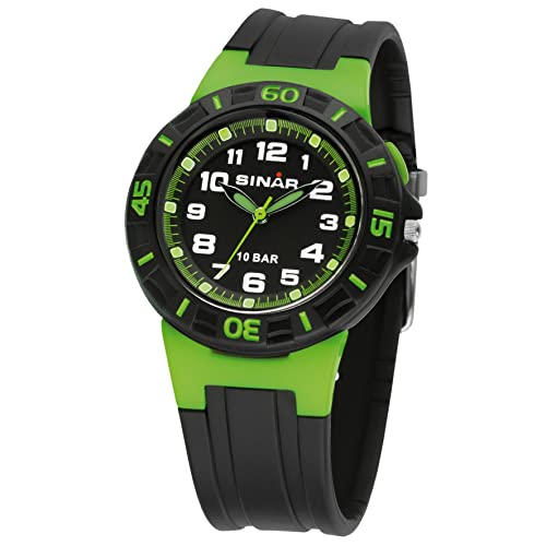Sinar Armbanduhr Xb - Orologio Da Polso, Cinturino In Resina Colore Nero