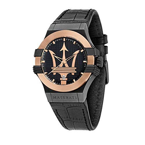 Maserati Orologio Da Uomo, Collezione Potenza, Al Quarzo, Solo Tempo, 3H - R8851108032