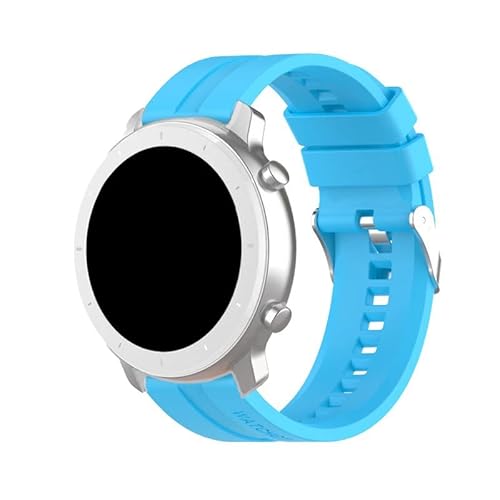 Cool Smartphones & Tablets Accessories Cinturino Universale 22 Mm Amazfit Gtr/Stratos/Huawei/Samsung/Elite/Sunset Gomma Celeste, Standard