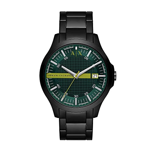 Armani Exchange Orologio Da Uomo Quarzo/3 Lancette Movimento Data 46 Mm Con Cinturino In Acciaio Ax2450
