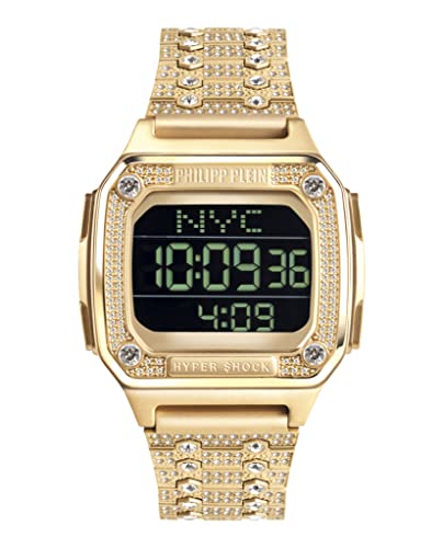 Philipp Plein Orologio Digitale Al Quarzo Uomo Con Cinturino In Acciaio Inossidabile Pwhaa1321