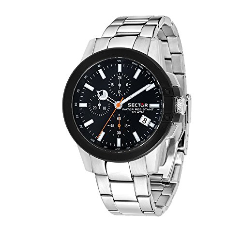 Sector No Limits Orologio Cronografo Quarzo Uomo Con Cinturino In Acciaio Inox R3273797005