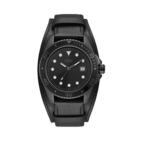 Guess Homme Uhr Analogique Quartz Mit Cuir Armband W1051G4