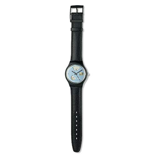 Orologio Swatch Vintage Black Motion Sab100, Uni