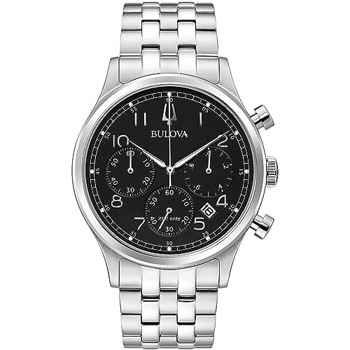 Bulova Orologio Al Quarzo Crono Da Uomo Analogico Quarzo Con Cinturino In Acciaio 96B357