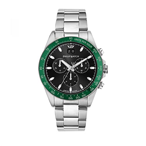 Philip Watch Caribe Orologio Uomo, Cronografo - 42Mm