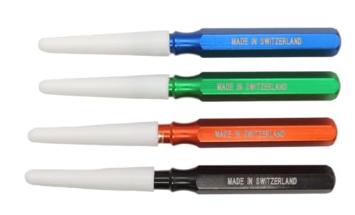 Kd89 Horotec Msa17.000-04 - Set Di 4 Pezzi Di Olio Svizzero In Alluminio, Multicolore