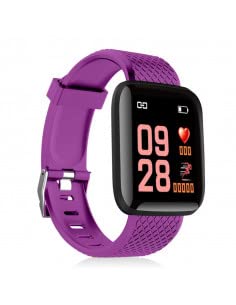 Dam Braccialetto Intelligente Id116 Bluetooth 4.0 Con Schermo A Colori, Cardiofrequenzimetro, Cardiofrequenzimetro E Modalità Multisport