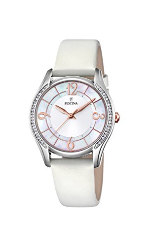 Festina Orologio Analogico Quarzo Donna Con Cinturino In Pelle F16944-A