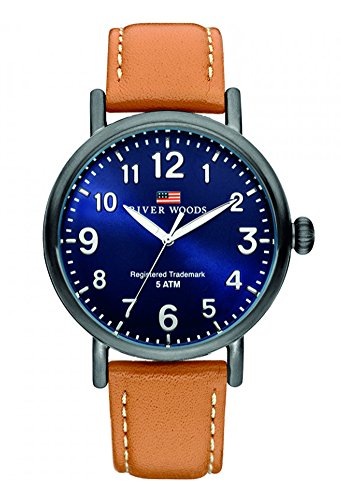 River Woods Orologio Analogico Quarzo Uomo Con Cinturino In Pelle Rw420014