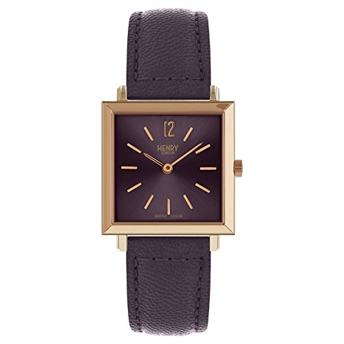 Henry London Orologio Analogico Quarzo Unisex Adulto Con Cinturino In Pelle Hl26-Qs-0260