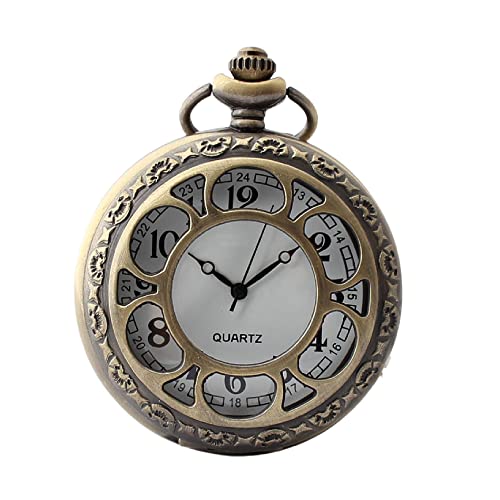 Minimum Mouse Bronzo Forma Orologio Da Tasca Al Quarzo