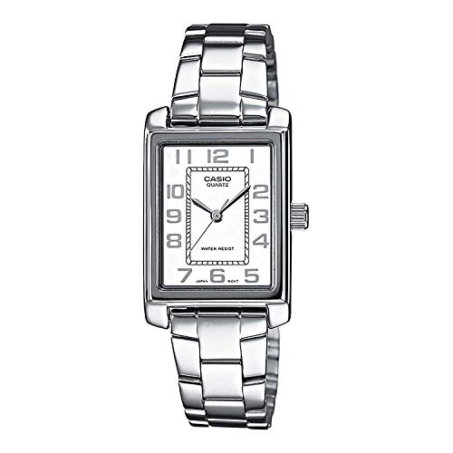 Casio Orologio Analogico Al Quarzo Donna Con Cinturino In Acciaio Inossidabile Ltp-1234Pd-7Beg