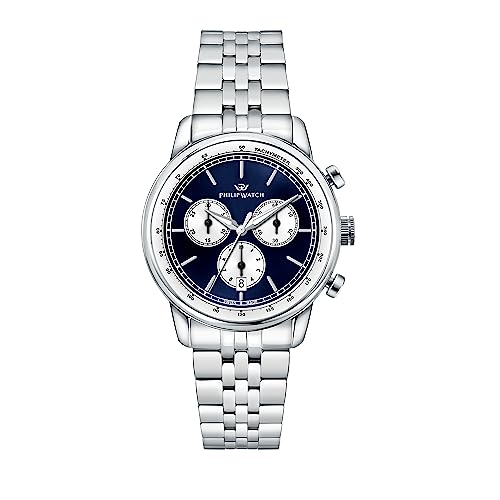 Philip Watch Anniversary Orologio Uomo Cronografo In Acciaio - R8273650004