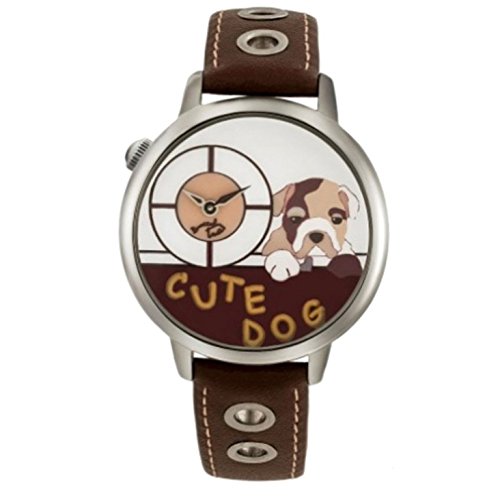 Braccialini Orologio Donna Tua Collection Cute Dog Acciaio Pelle 138-Bu