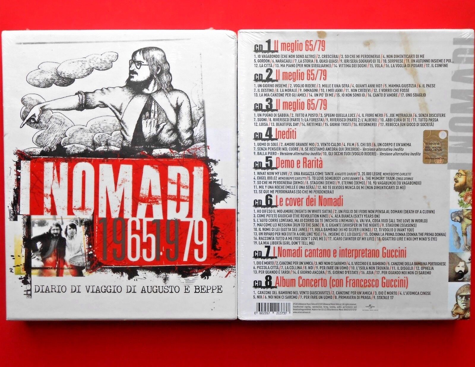 i nomadi 1965 1979 box set 8 cd augusto daolio beppe carletti francesco guccini