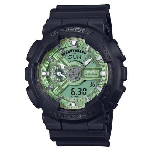 Casio G-Shock Ga-110Cd-1A3Er Orologio Da Uomo, Verde, Ga-110Cd-1A3Er-Amzuk