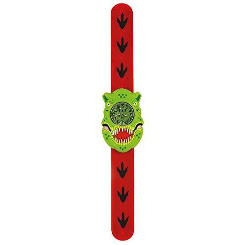 Wild Watches, Orologio Da Polso Per Bambini T Rex Watch In Silicone A Scatto
